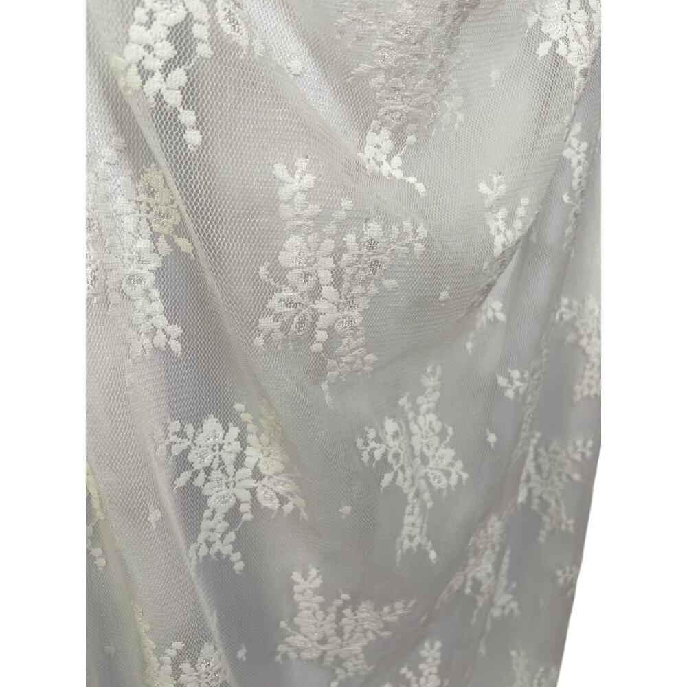 Majorelle Leonie Floral Lace Rosette Maxi Bridal Wedding Coquette Cocktail S - Picture 8 of 13